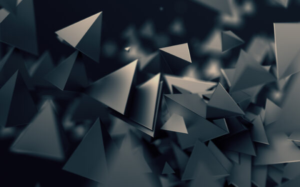 Wallpaper Dark, Triangles