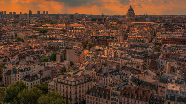 Wallpaper City, Desktop, View, Travel, Paris, Mobile, Aerial, France