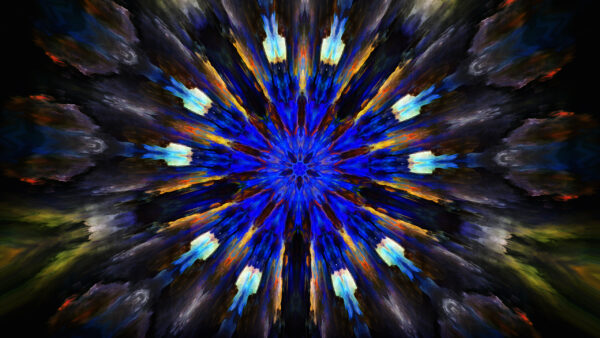 Wallpaper Colors, Desktop, Artistic, Blue, Art, Digital, Kaleidoscope, Abstract