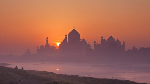 Wallpaper India, Sunset, During, Travel, Agra, Palace, Taj, Mahal