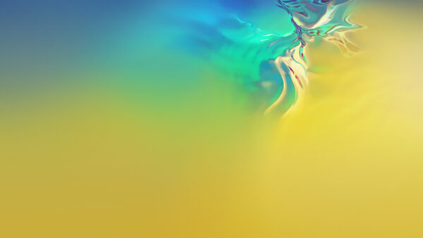 Wallpaper Colorful, Glass, Desktop, Water, Abstract, Blue, Paint, Yellow