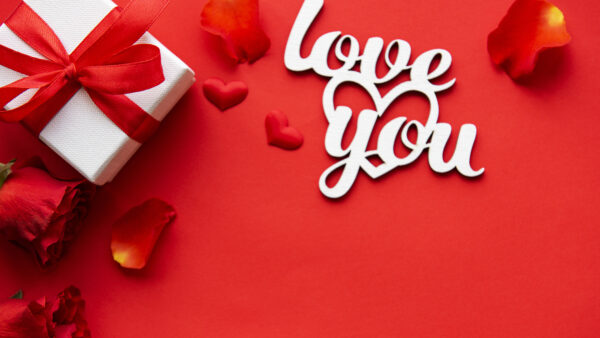 Wallpaper Love, Day, Valentines, You, Card, Mobile, Desktop, Word, Red