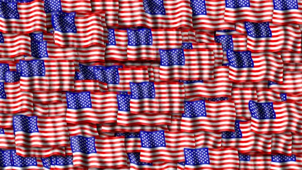 Wallpaper Desktop, American, Flag, Small, Flags