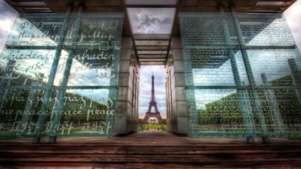 Wallpaper Desktop, Paris, Travel, Tower, Eiffel, Glass, Monument