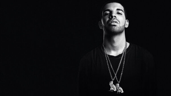 Wallpaper Drake, And, Wearing, Chains, Silver, Dress, Desktop, Background, Black, Neck