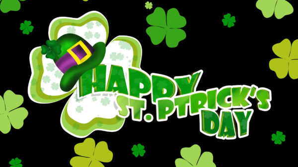Wallpaper St., St,, Day, With, Happy, Patrick’s, Word, Hat, Green