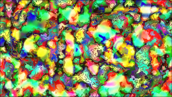 Wallpaper Shapes, Colorful, Paint, Art, Shade, Trippy