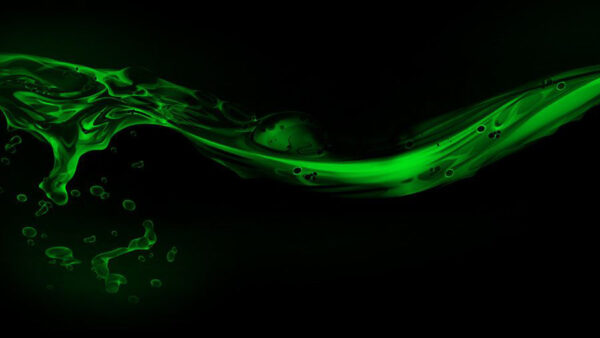 Wallpaper Green, Black, Splash, Paint, Background, Liquid