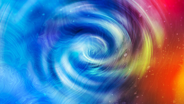 Wallpaper Desktop, Mobile, Swirl, Digital, Art, Blue, Abstract