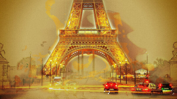 Wallpaper Art, Eiffel, Tower, Travel, Paris, Desktop