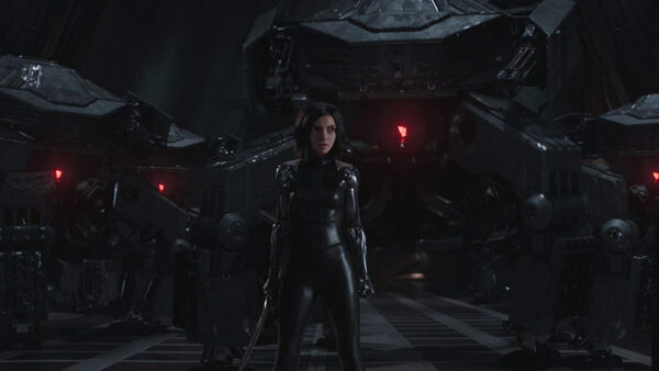 Wallpaper Standing, Background, Robot, Large, Alita, Movies, Battle, With, Angel, Desktop