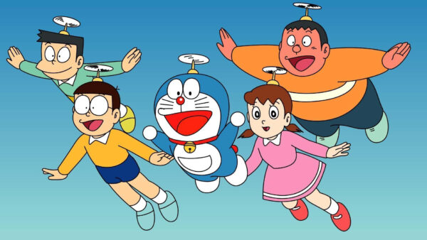 Wallpaper Background, Minamoto, Takeshi, Doraemon, Sky, Nobi, Nobita, Goda, Cartoon, Honekawa, Suneo, Shizuka