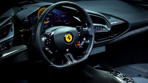 Wallpaper Spider, SF90, Interior, Cars, Ferrari, 2021