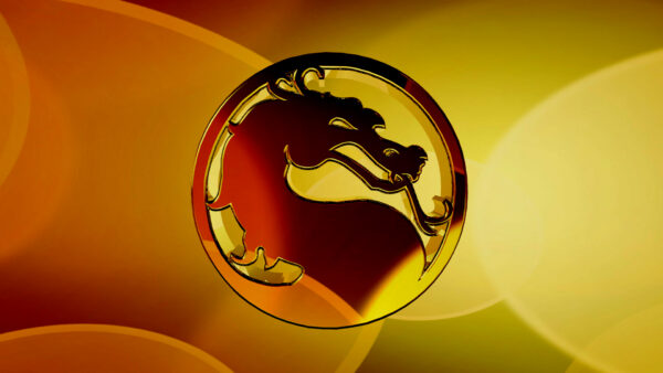 Wallpaper Dragon, Kombat, Logo, Mortal
