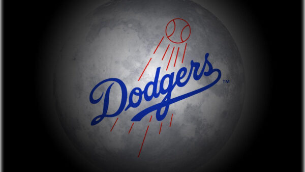 Wallpaper Los, Gray, Background, With, Angeles, Desktop, Dodgers, Ball, And, Black
