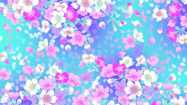 Wallpaper Girly, Flowers, Colorful