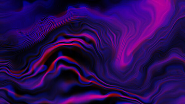 Wallpaper Blue, Wave, Lines, Abstraction, Pink, Abstract, Neon