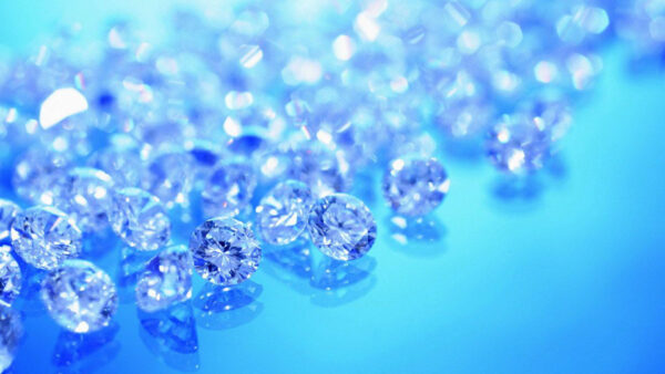 Wallpaper Blur, Glitter, Background, Light, Stones, White, Bokeh, Blue