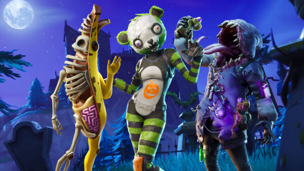 Wallpaper Spooky, Fortnite, Halloween