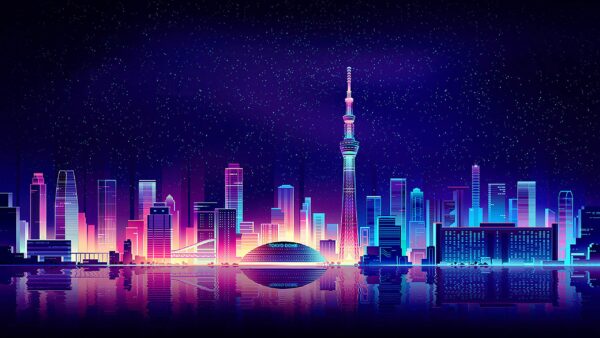 Wallpaper Cityscape, Tokyo