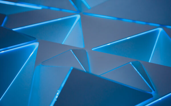 Wallpaper Blue, Triangles