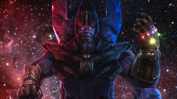 Wallpaper Thanos, Art, Fan