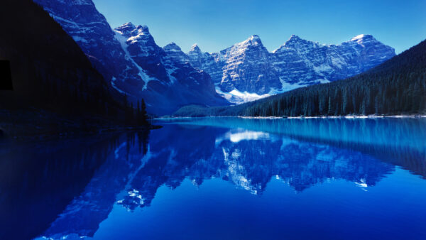 Wallpaper Moraine, Lake