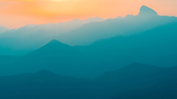 Wallpaper Sunset, Gradient