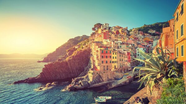 Wallpaper Manarola, Town, Italy