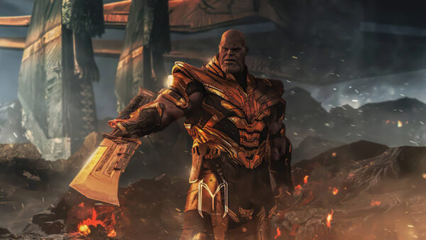 Wallpaper Desktop, Thanos, Sword, Avengers, Endgame, With