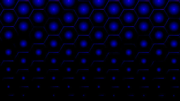 Wallpaper Abstract, Hexagon, Desktop, Mobile, Blue