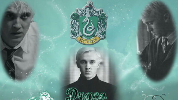 Wallpaper Logo, Slytherin, Draco, Malfoy, Desktop, With