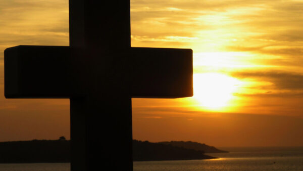 Wallpaper During, Desktop, Photo, Sunrise, Cross, Closeup