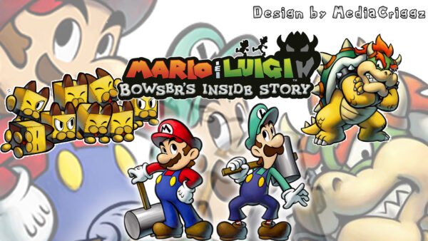 Wallpaper Luigi, Mario, Bowser, Games