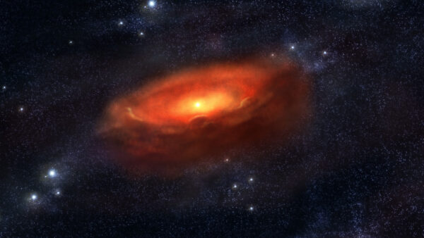 Wallpaper Galaxy, Stars, And, Black, Sky, Brown, Desktop, Background, With