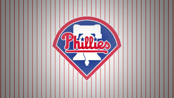 Wallpaper Phillies, Red, Desktop, White, And, Lines, With, Background