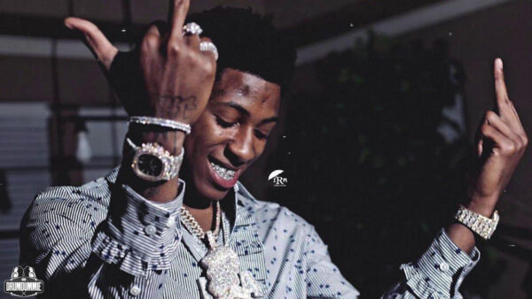 Wallpaper Wearing, Lines, Smiley, Chains, White, NBA, Shirt, Rings, And, Silver, Stones, Youngboy, Black