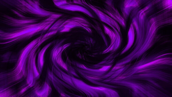 Wallpaper Purple, Lines, Abstract, Swirl, Black, Wavy