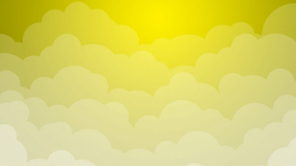 Wallpaper Clouds, White, Sky, Yellow