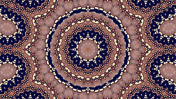 Wallpaper Art, Pattern, Abstract, Desktop, Mobile, Blue, Circles, Abstraction, Red, Lines, Fractal