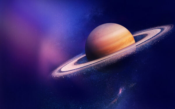 Wallpaper Saturn, Dust