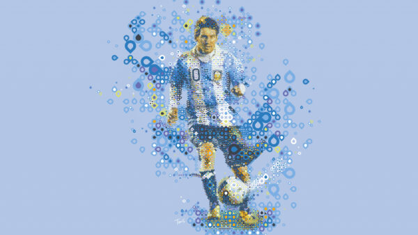 Wallpaper Messi, Art, Lionel, Mosaic
