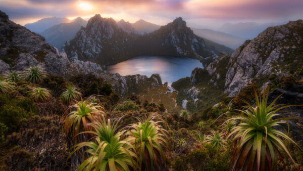 Wallpaper Lake, Desktop, Nature, Tasmania, Western, Landscape, Arthurs, Mountain, Australia, Oberon