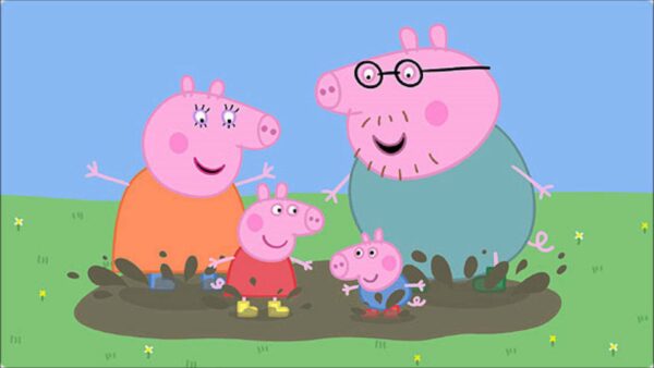 Wallpaper George, Are, Sludge, Daddy, Mummy, Peppa, Pig, Playing, Anime