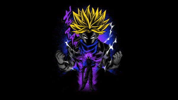 Wallpaper Ball, Trunks, Hair, Yellow, Dragon