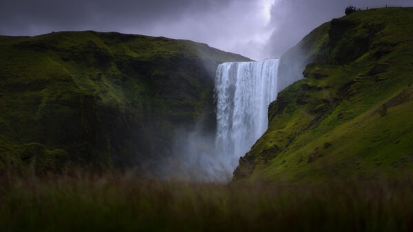 Wallpaper Nature, Iceland, Desktop, Waterfall