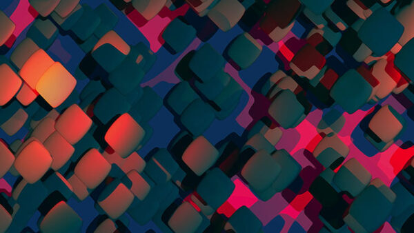 Wallpaper Art, Abstract, Digital, Colorful, Abstraction, Cubes