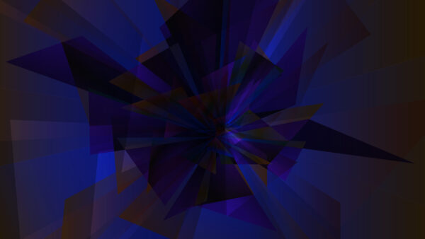 Wallpaper Digital, Art, Black, Blue, Abstract, Shapes