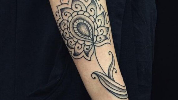 Wallpaper Black, Tattoo, Women, Arm, Background, Flower, For, Tattoos