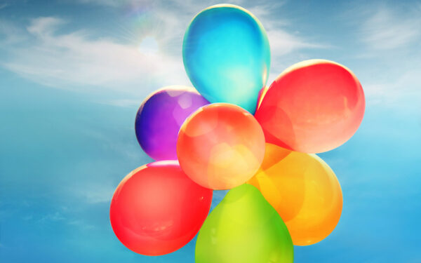 Wallpaper Balloons, Colorful